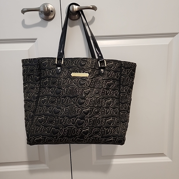 Betsey johnson large black handbag - Picture 12 of 15
